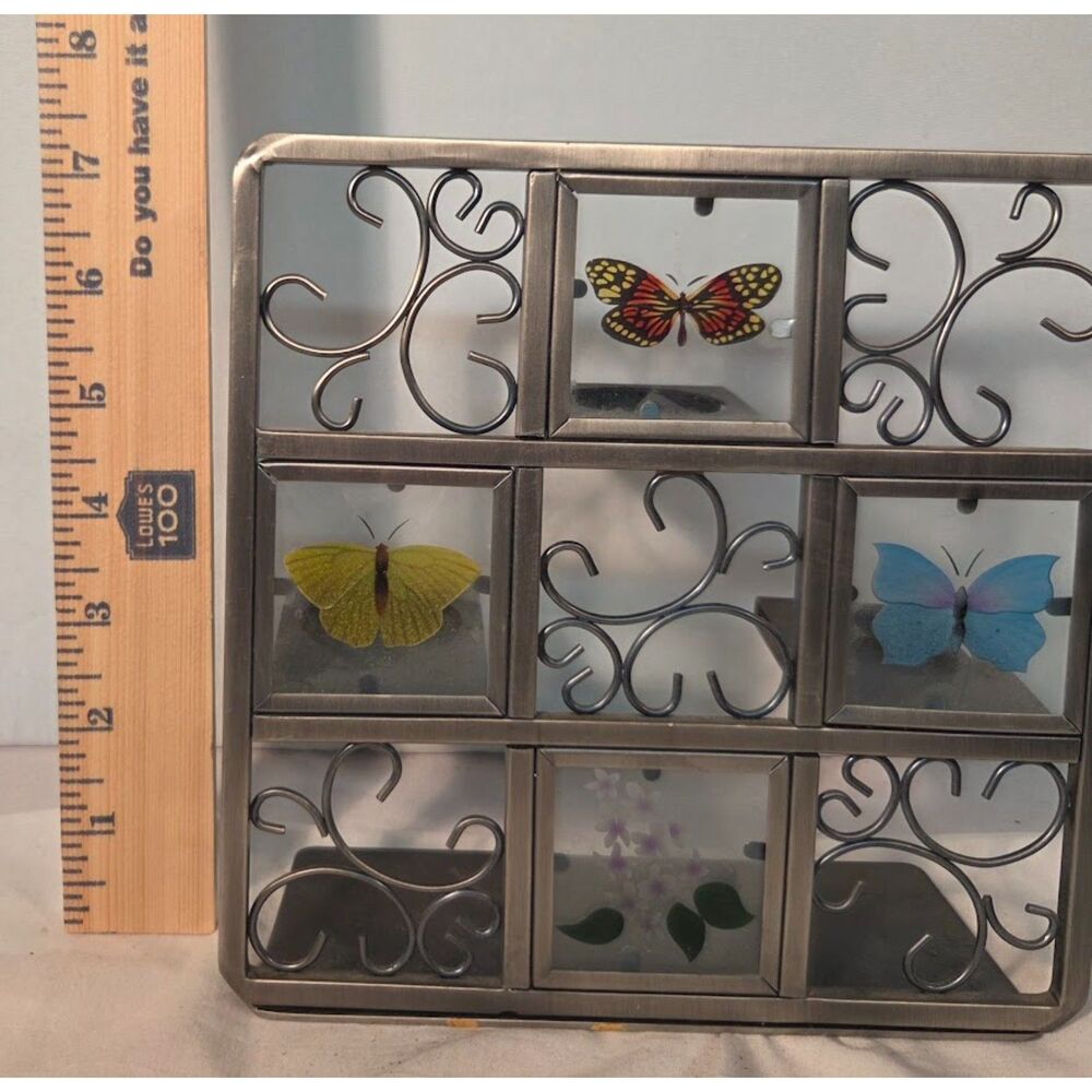 Partylite Butterfly Metal Candle Holder Wall Decor Tea Light Display - Picture 5 of 5